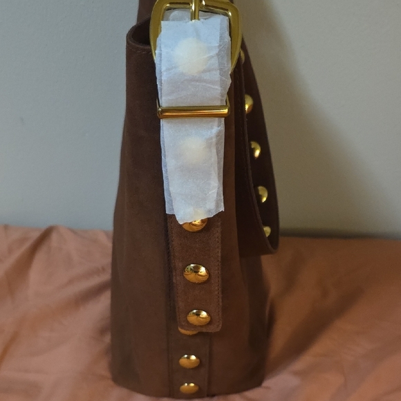 NWT Madewell Essentials Studded Suede Tote - Picture 3 of 12